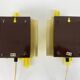 Pair of brutalist wall lights, Claus Bolby for Cebo Industri, Denmark, 1970.