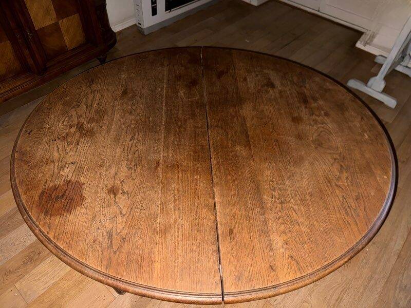 Table en Acajou avec rallonge style Louis XVI