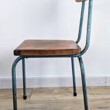 Vintage industrial children's chair