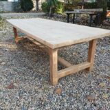 Solid oak farmhouse table 3m