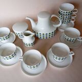 Service 8 cups "Rosette Taïga" Tapio Wirkkala & Ute Schröder for Rosenthal, ca 1970