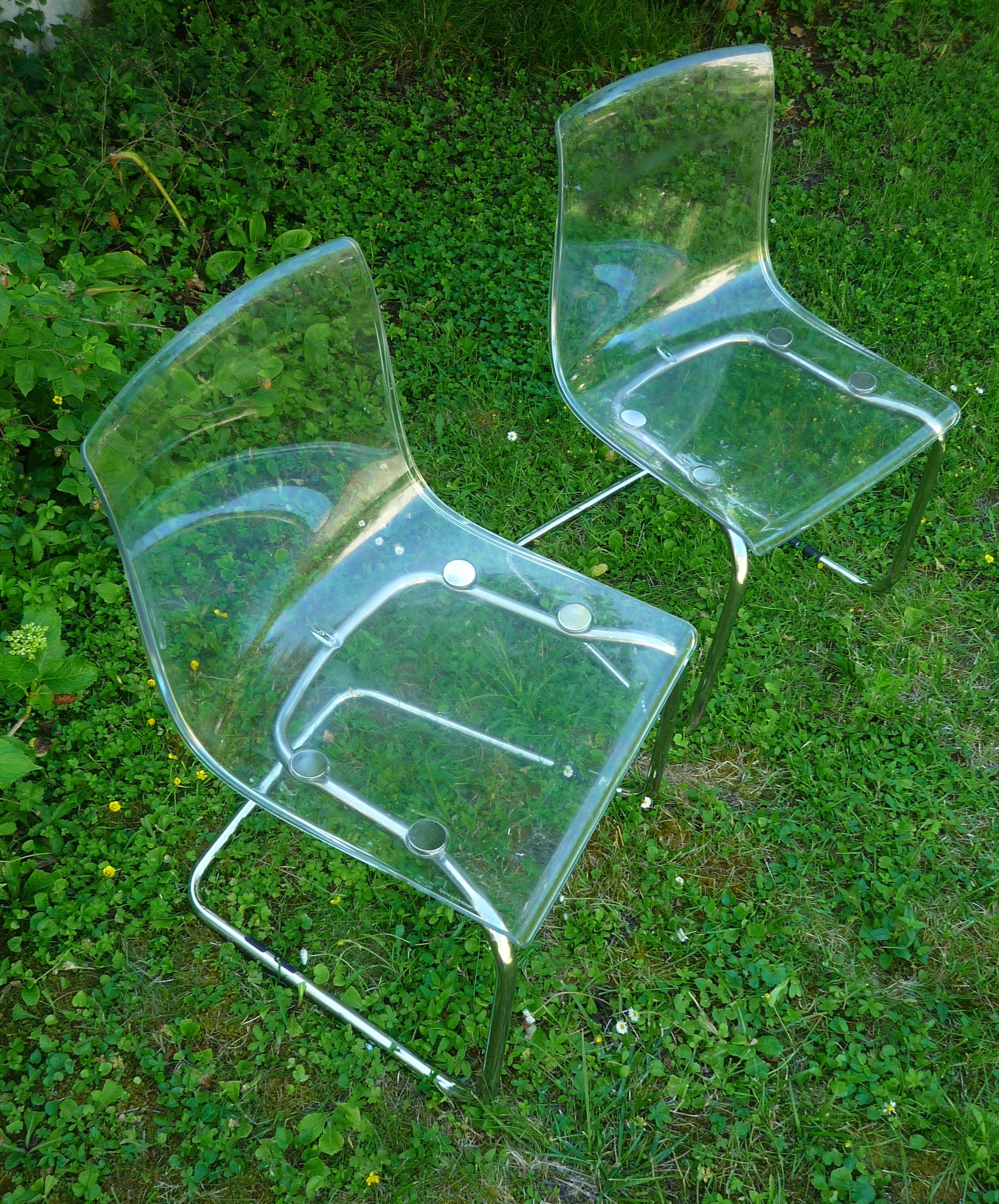 Paire de chaises Tobias design Carl Öjerstam
