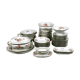 Service en porcelaine de Limoges à décor de fleurs, milieu XXe 57 pièces