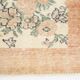 Tapis en laine et coton à décor floral