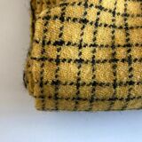 Shetland wool canvas plaid 1960