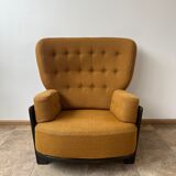 Guillerme et Chambron Oak 'Denis' Armchair