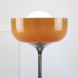Grand lampadaire marron de Luigi Massoni pour Guzzini, années 1970