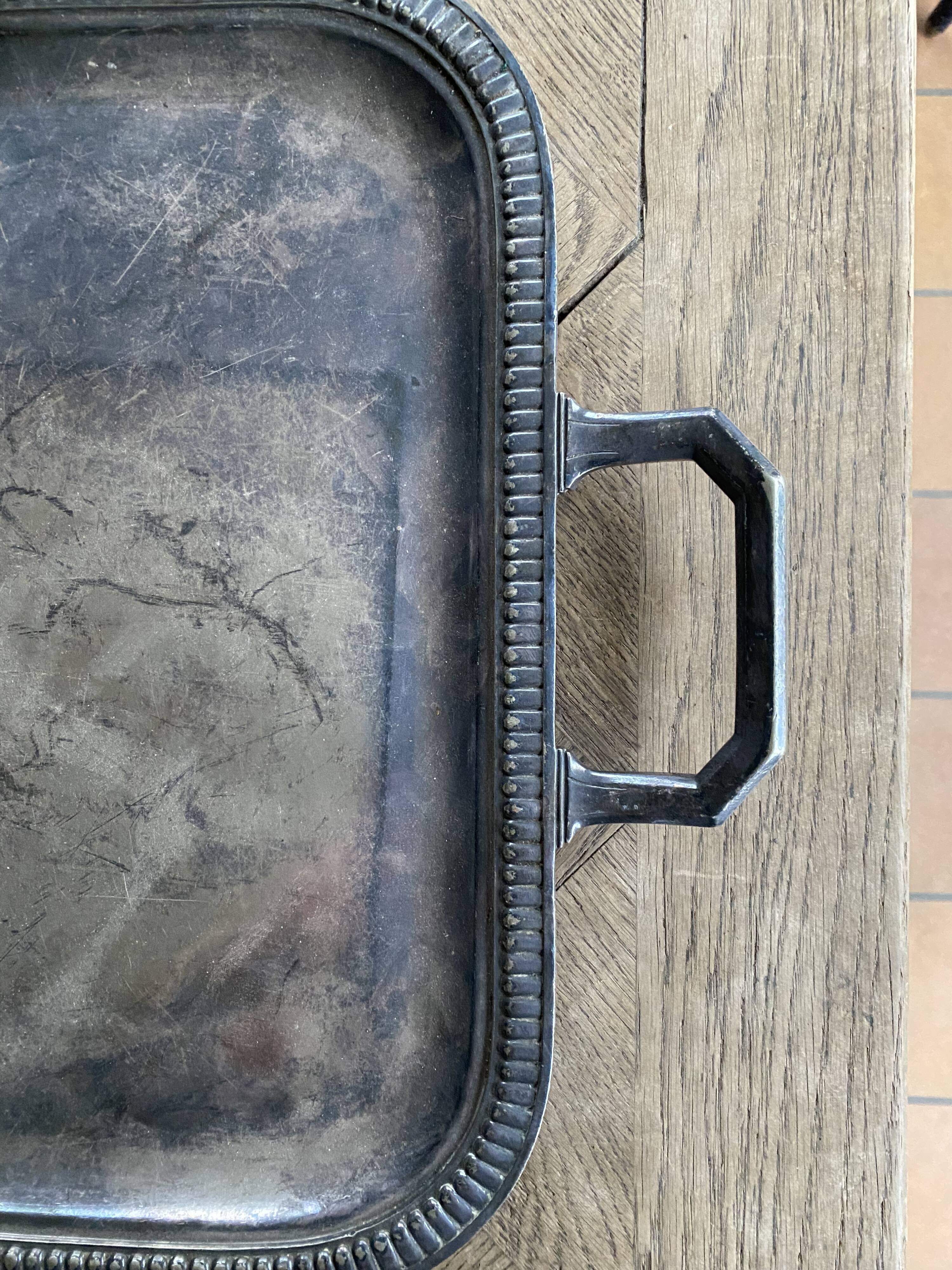 Carlton silver platter