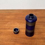 Mid-century German studio pottery bottle vase with lid by Cornelsen Kindermann, 1960s.