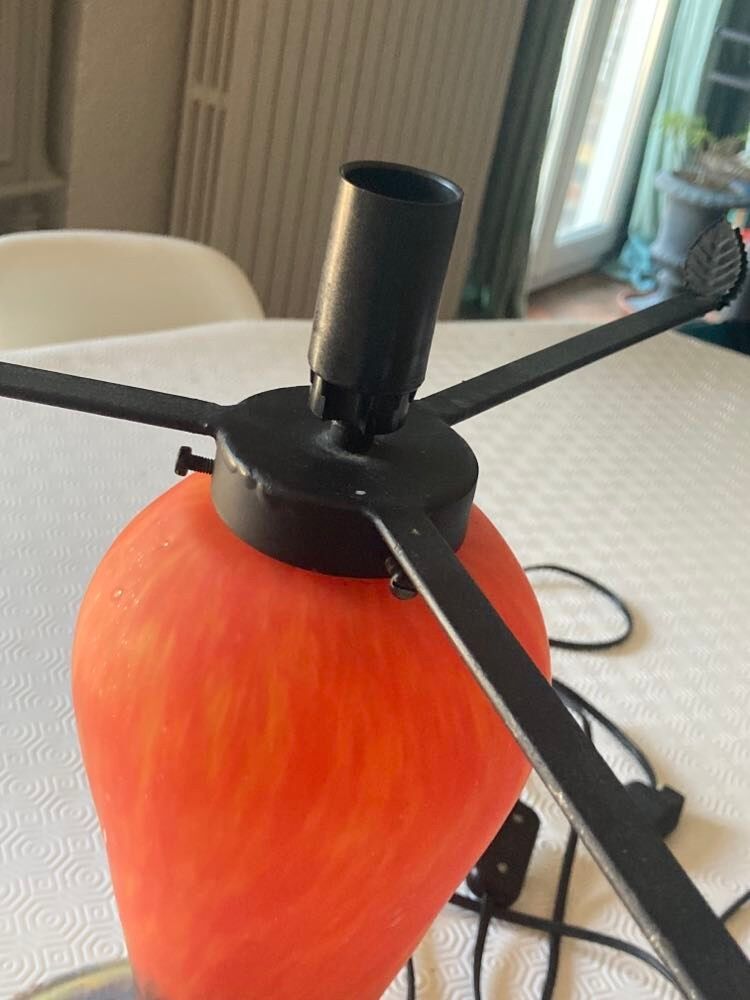 lamp Mushroom Muller Fres Lunéville