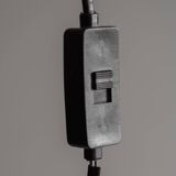 BRUTALIST BRONZE LAMP, DAVID MARSHALL, 1980s