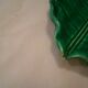 Vintage ceramic leaf-shaped dish
