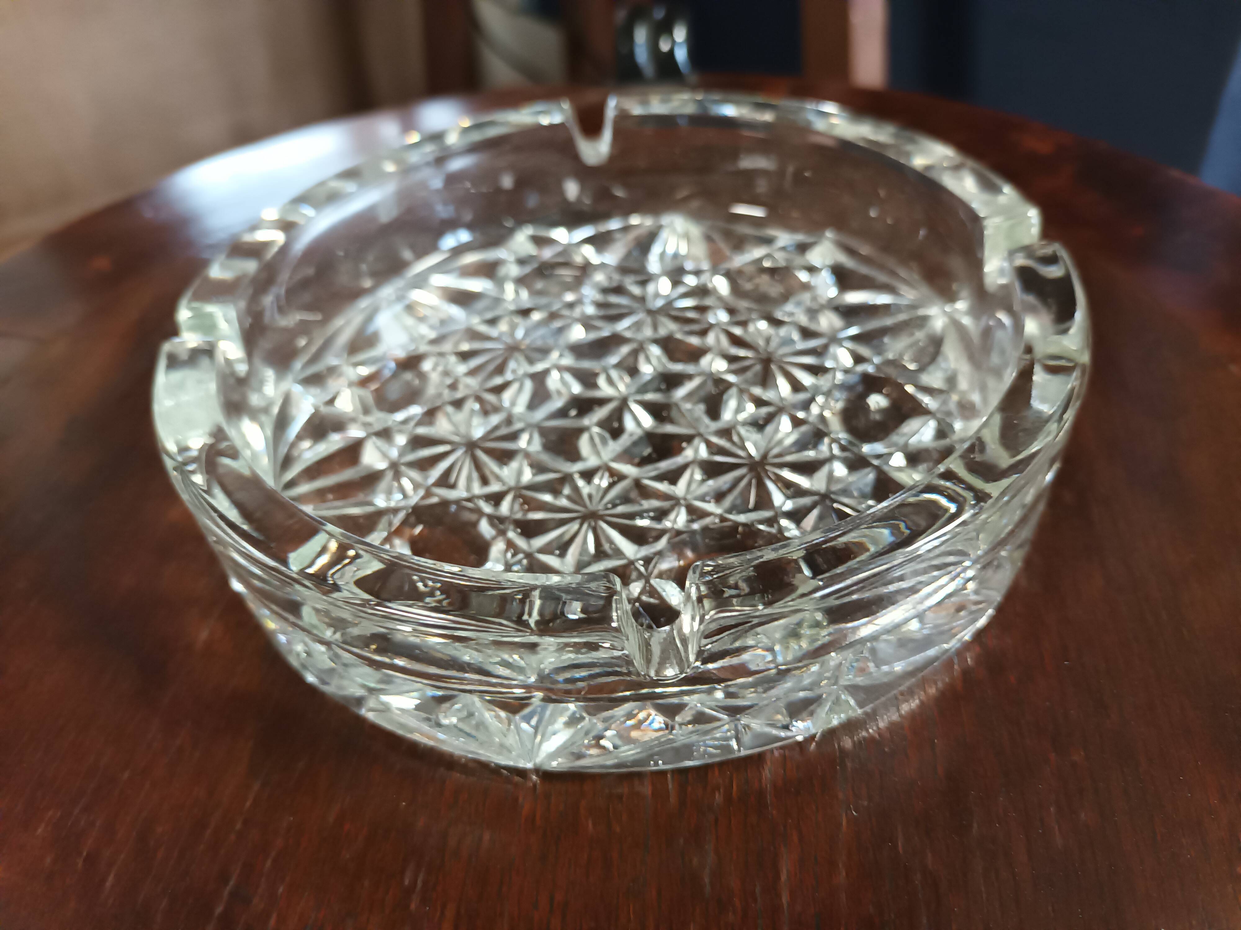 Crystal ashtray