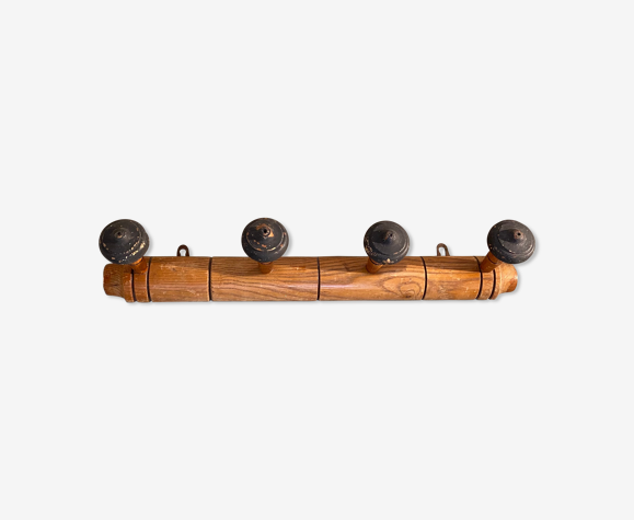 Patère vintage en bois