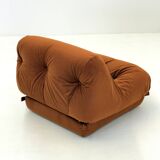 Orange Nuvolone armchair by Rino Maturi for Mimo Padova