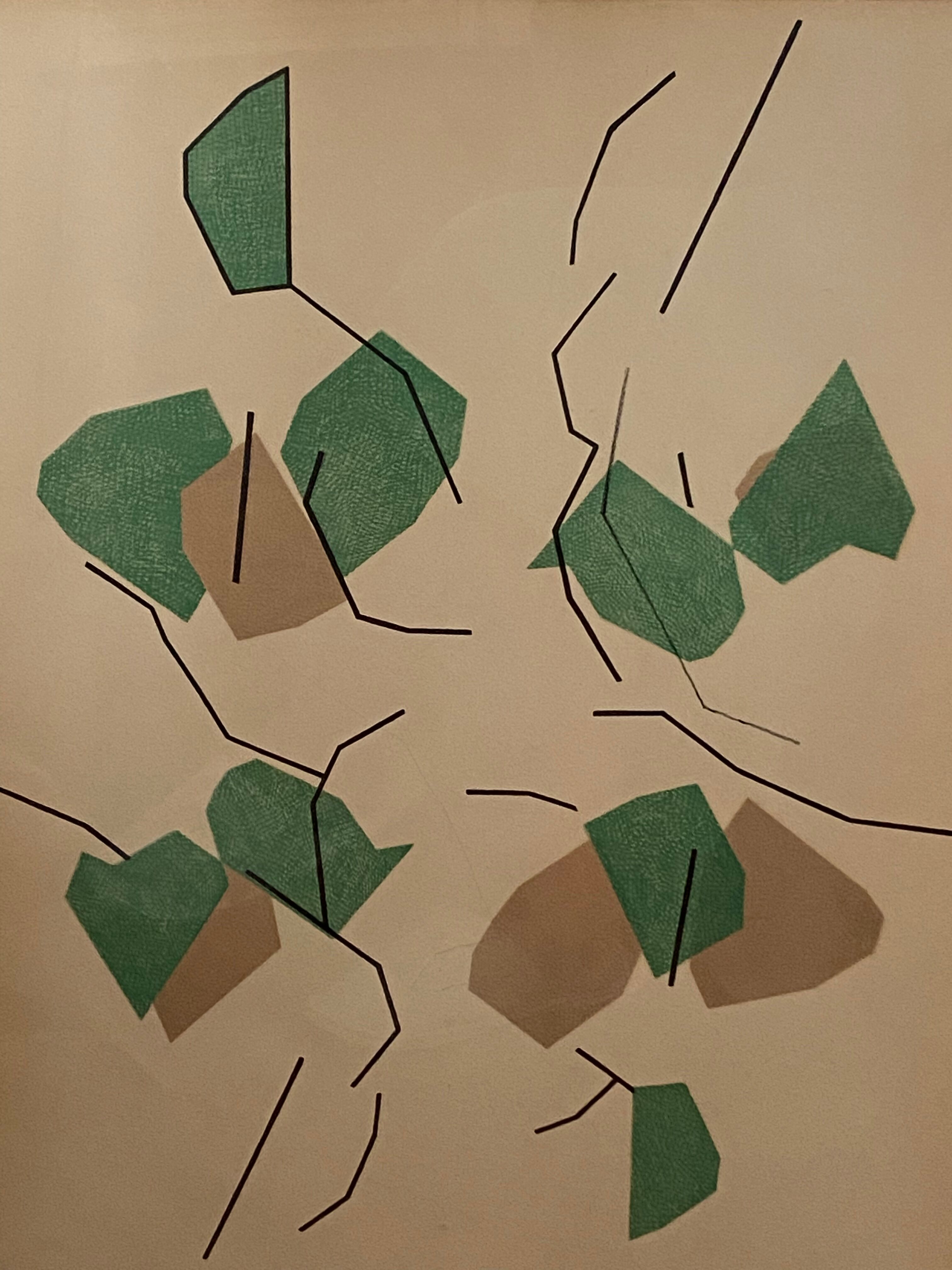 André beaudin, original lithograph, signed and numbered in pencil