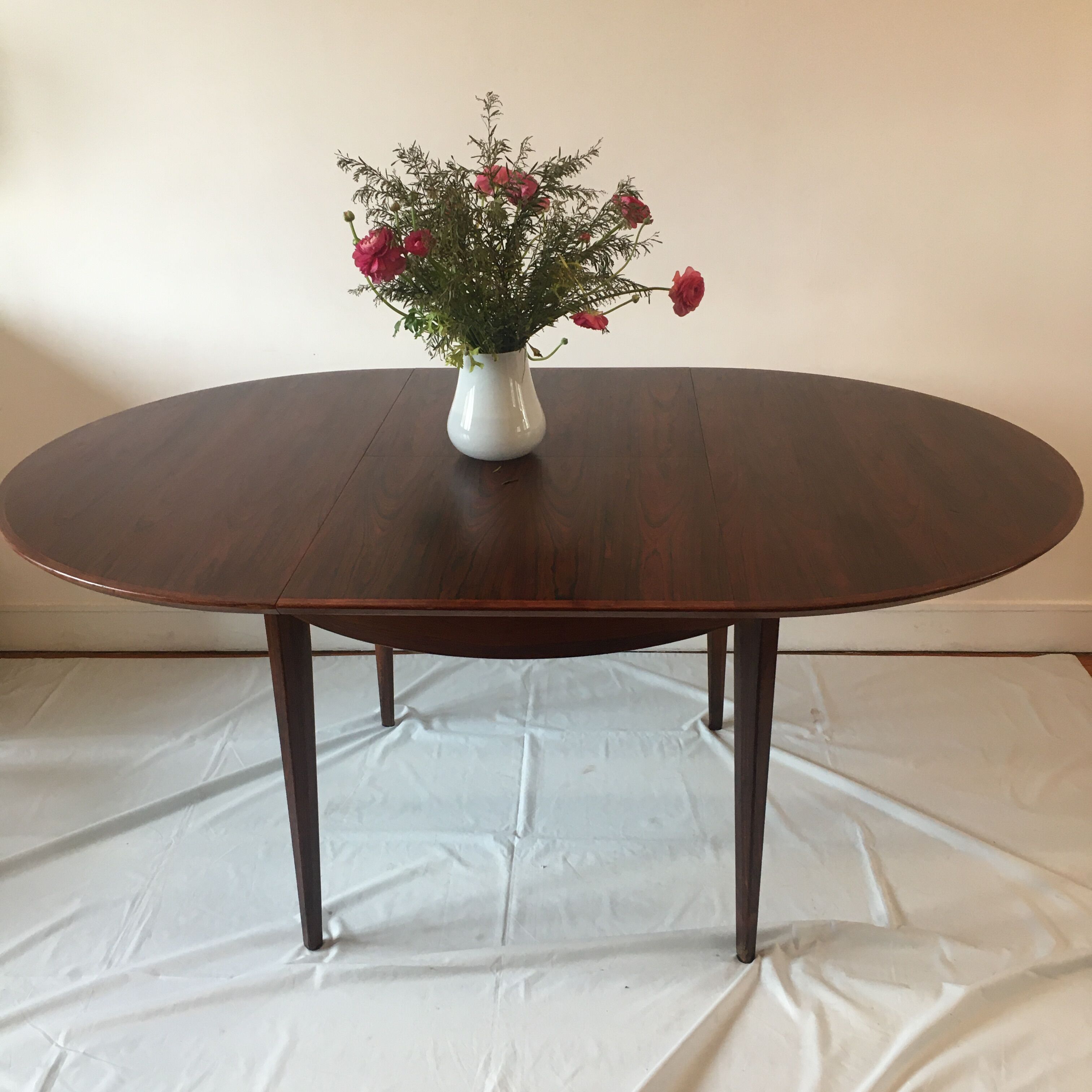 Table extensible en palissandre de Rio