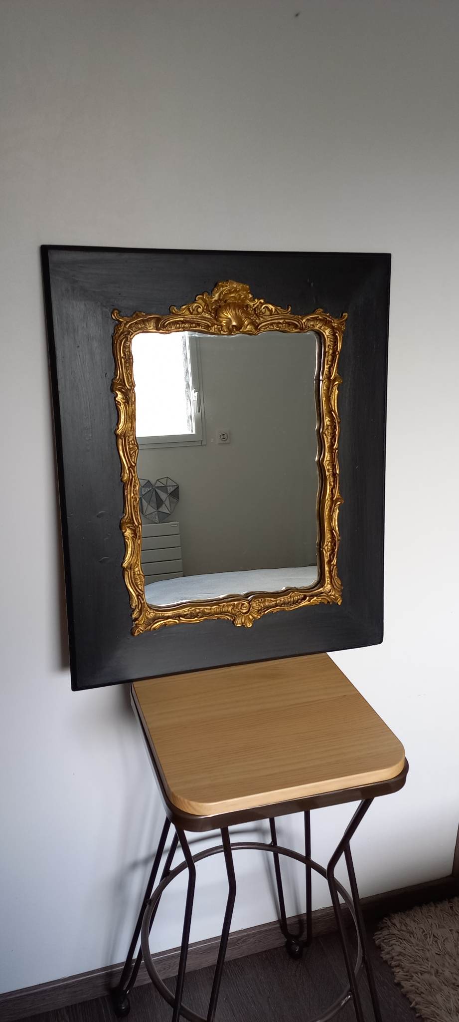 Vintage mirror restyled 53x64cm