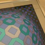 Okta Pos de Vasarelly lithograph