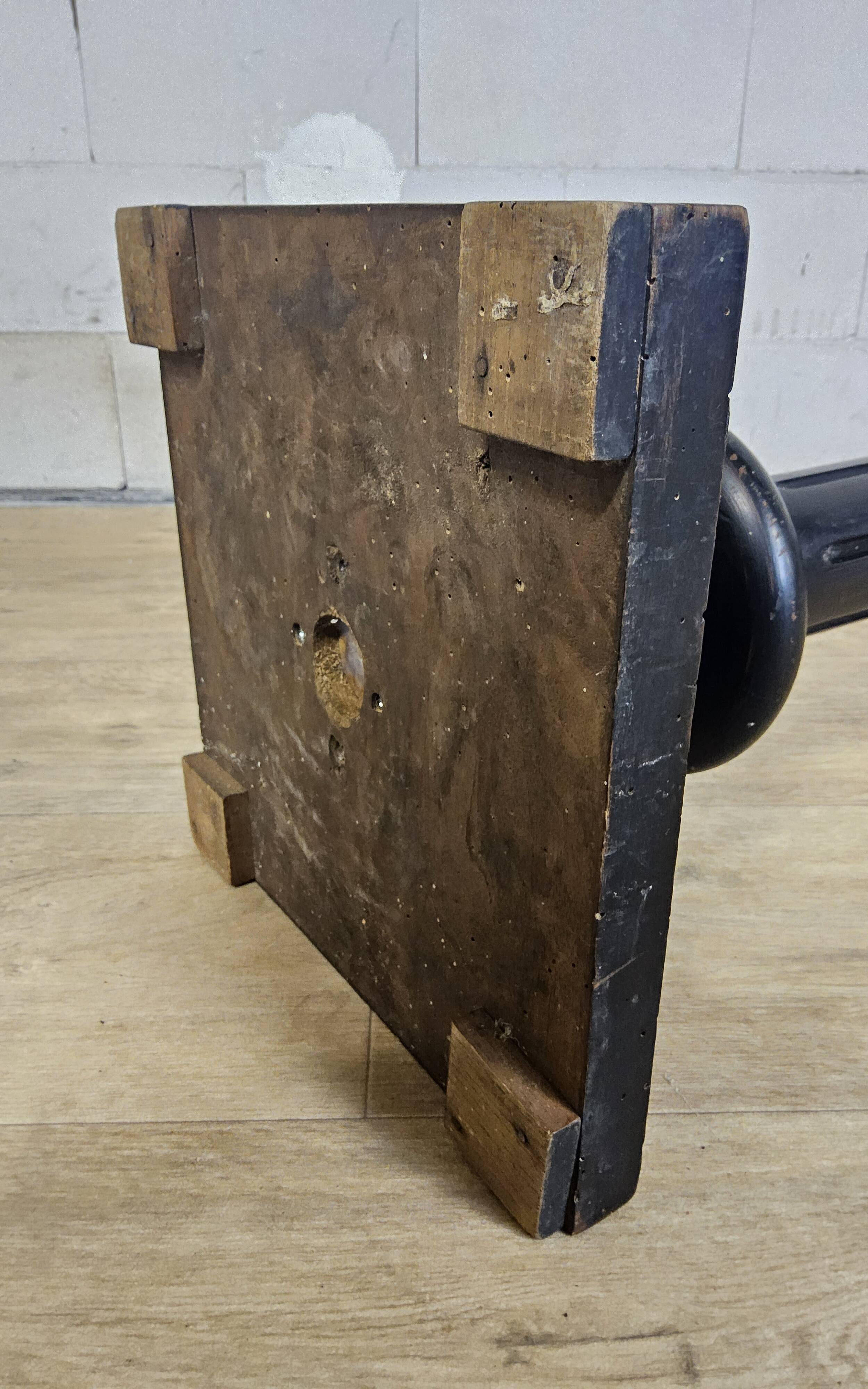 Antique wooden plant stand / pedestal / plinth