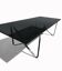 Smoked glass and chrome table design – Italian style from the 1970s