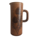 Pichet, vintage stoneware vase from Vallauris – Fonck & Matéo, thistle decoration from the 1970s.
