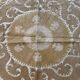 Vintage hand-embroidered tablecloth 145x156 cm