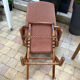 Fauteuil et 2 chaises Baumann en velours vintage