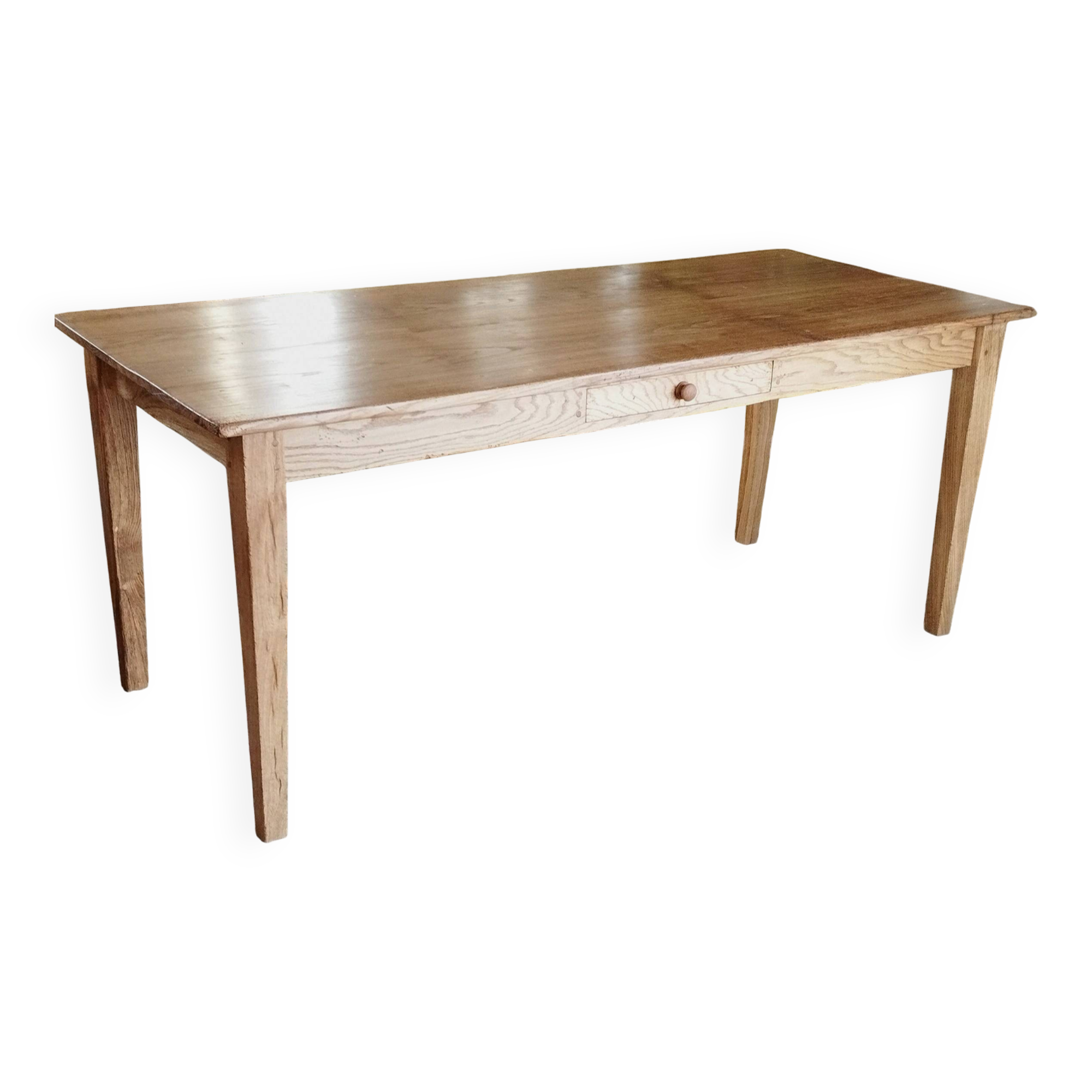 Table ferme chêne massif 80x185