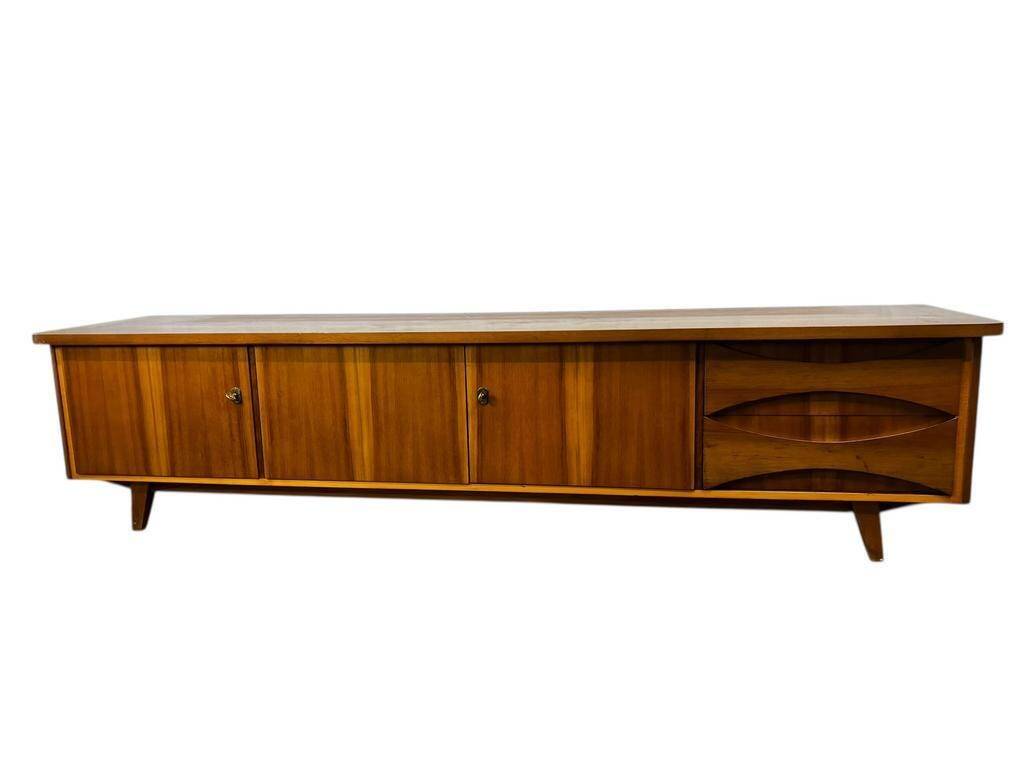XL vintage wooden TV unit / lowboard / sideboard