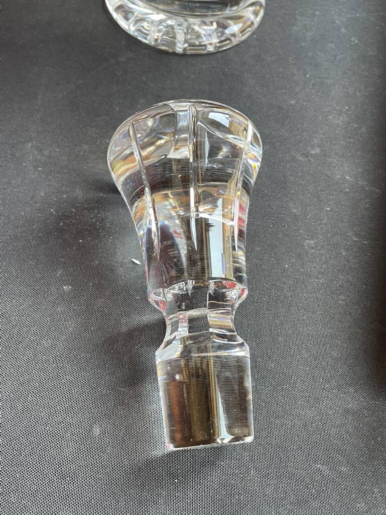 Ewer decanter – Stamped Cristallerie de Lorraine