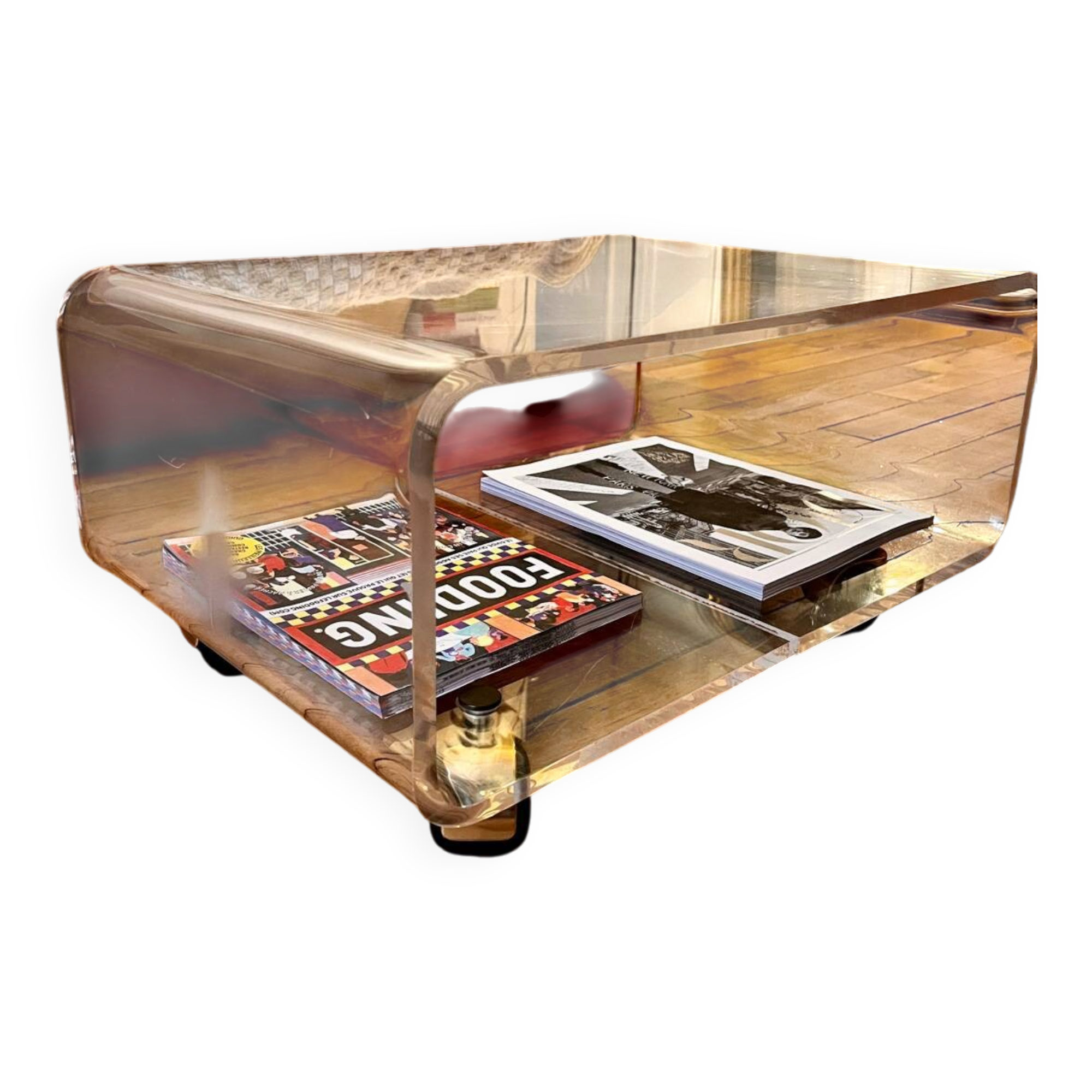Plexiglas coffee table marsh international