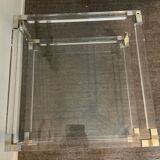Pierre Vandel coffee table in lucite from the 70s