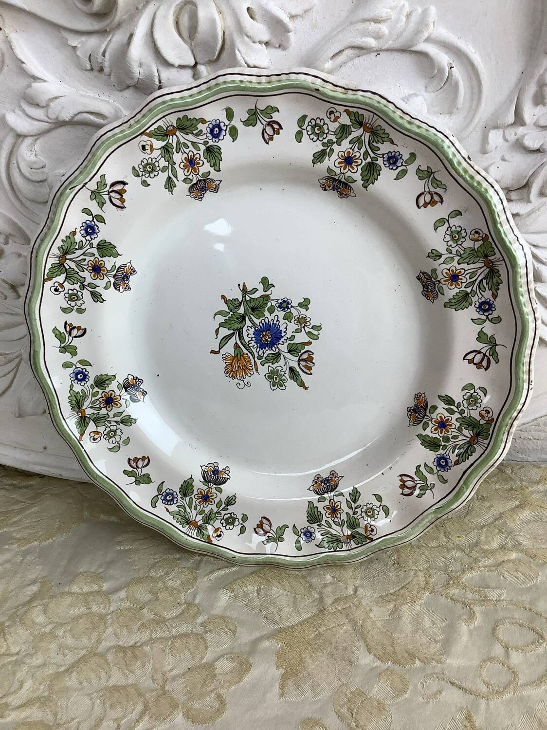 Decorative Plate Moustiers France