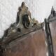 Pair of antique bronze mirrors – Louis XV / Rococo style – 19th century