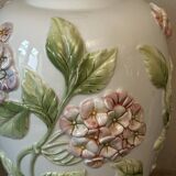 Chaumette Model Hortensias Lamp Base - Barbotine H 40 cm