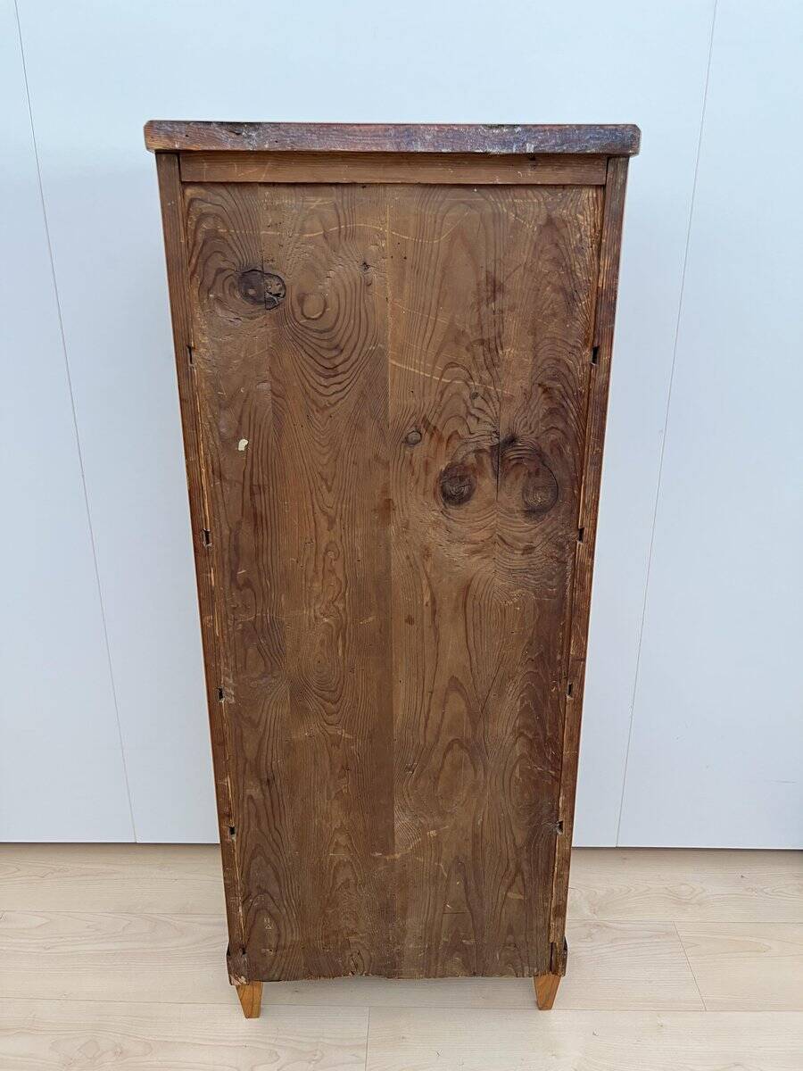 Biedermeier Five-Drawer Chiffonier in Cherry Veneer, South Germany, 1830s