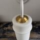 Vintage white opaline wall light
