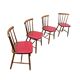 4 x spindle chair 1960s