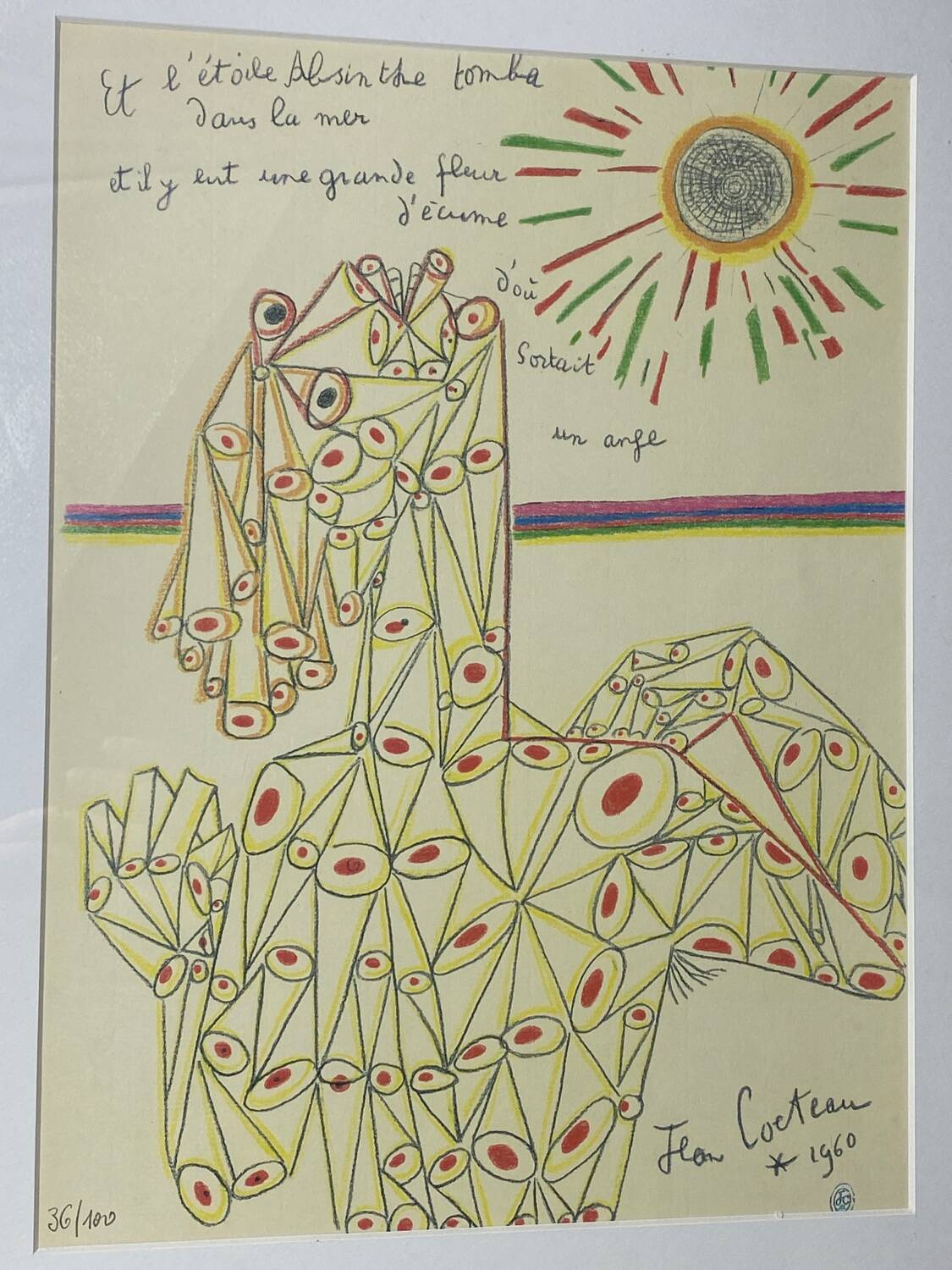 Jean Cocteau Lithograph