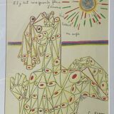 Jean Cocteau Lithograph