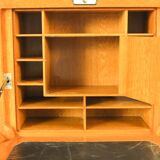 Solid high quality teak art deco secretaire by Gerson’s furniture store, produced in Bangkok, 1930s