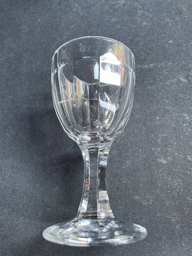 6 port glasses – Cristallerie de Nancy 1920-1934