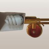 Applique murale en laiton doré, années 80