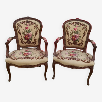 Pair of armchairs