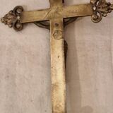 Bronze and brass cross from the 20th century.
