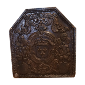 Plaque de cheminée ancienne fin 19ème