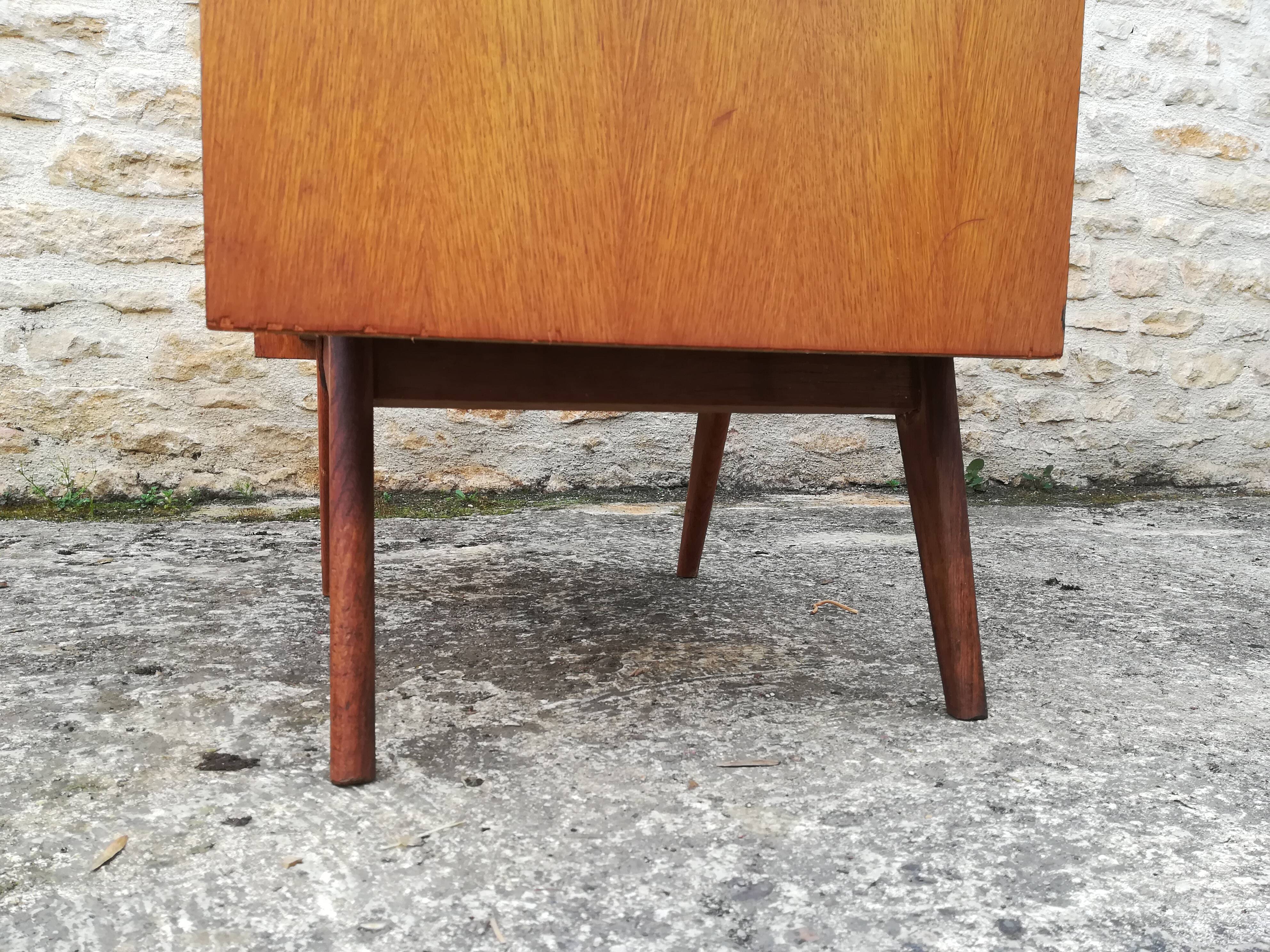 High rattan chest of drawers