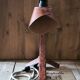 "Organic" Desk Lamp Marble Italian Vegetable Leather & Aluminium