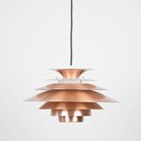 Danish vintage pendant lamp Verona by Kurt Wiborg, Jeka, 1980s